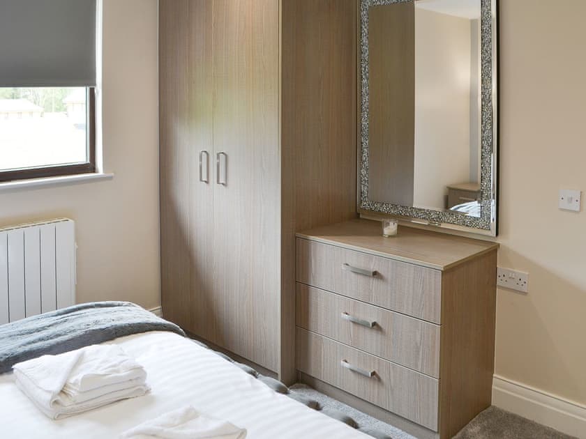 Double bedroom | Reiver’s Rest - Otterburn Hall Lodges, Otterburn, near Bellingham