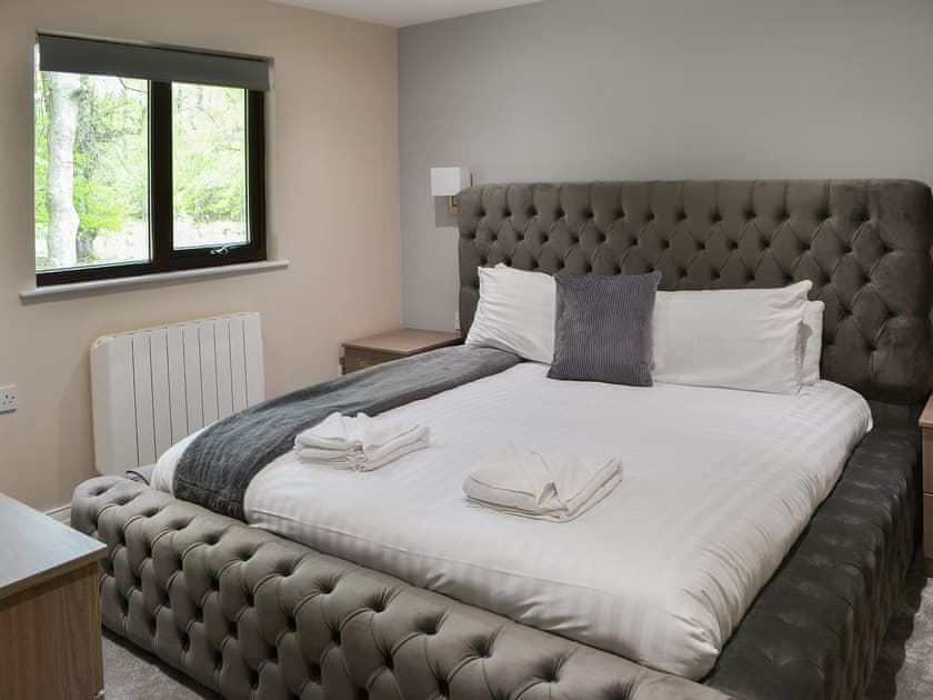 Double bedroom | Reiver’s Rest - Otterburn Hall Lodges, Otterburn, near Bellingham