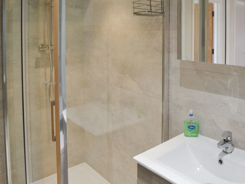 Shower room | Reiver’s Rest - Otterburn Hall Lodges, Otterburn, near Bellingham