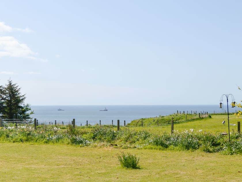Sea views from garden | Sweet Hope, St Cyrus, near Montrose
