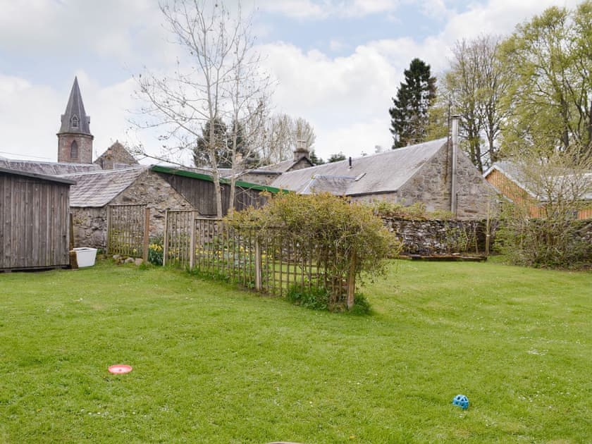 Spacious enclosed garden | Larch Cottage, Kirkmichael, near Pitlochry
