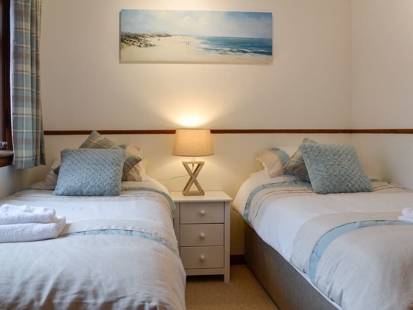 Twin bedroom | Cotton Shore, Inverallochy, near Fraserburgh