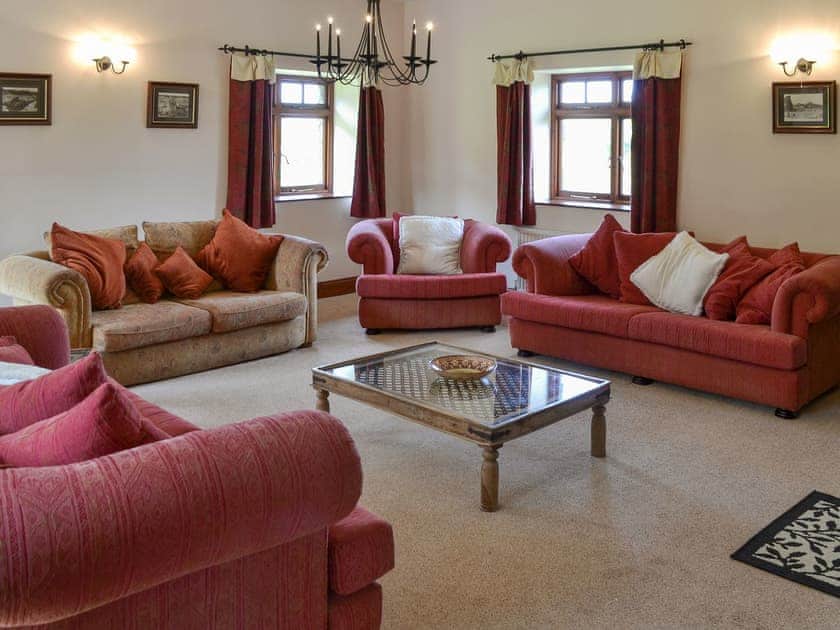 Large, comfortable living room | Trescowthick Barn, St Newlyn, near Newquay