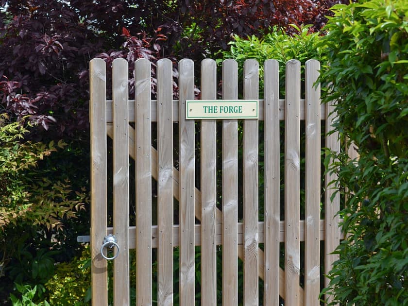 Rustic garden gate | The Forge - Mackinder Farms, Brayton, Selby