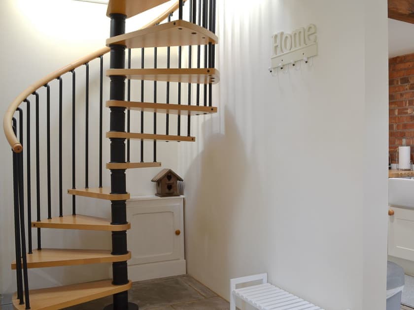 Spiral staircase | Highfield Barn, Nawton, near Helmsley