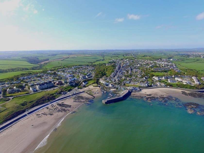 Aerial shot of Cemaes Bay | Quayside, Cemaes Bay