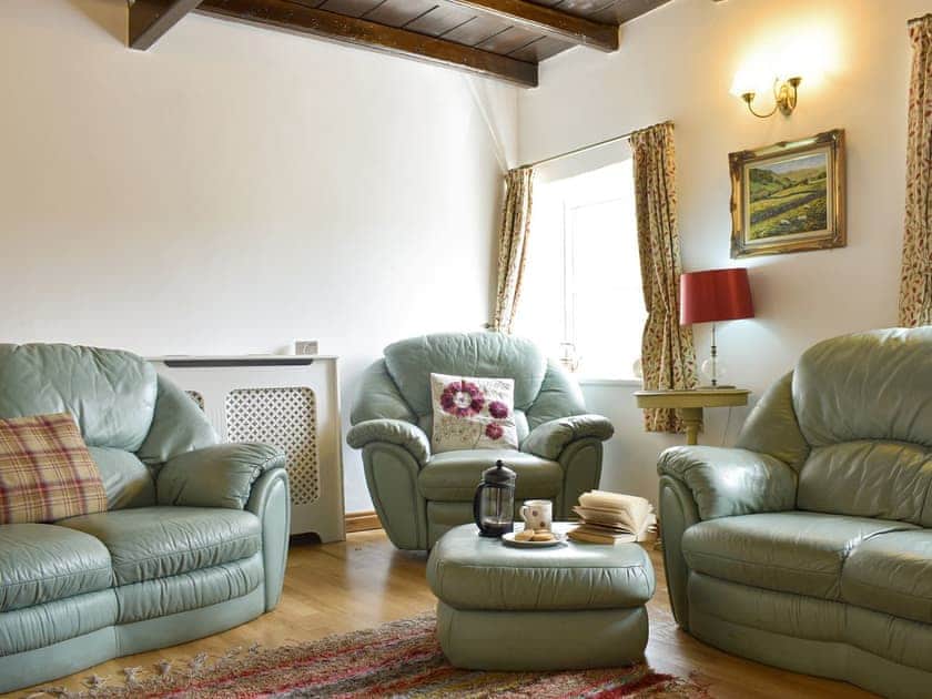 Comfy seating area within living room | Brookside, Langthwaite, near Reeth