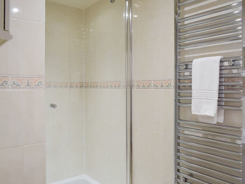 En-suite shower room | Woodpecker Cottage - Corgill Farm Cottages, Bolton-by-Bowland