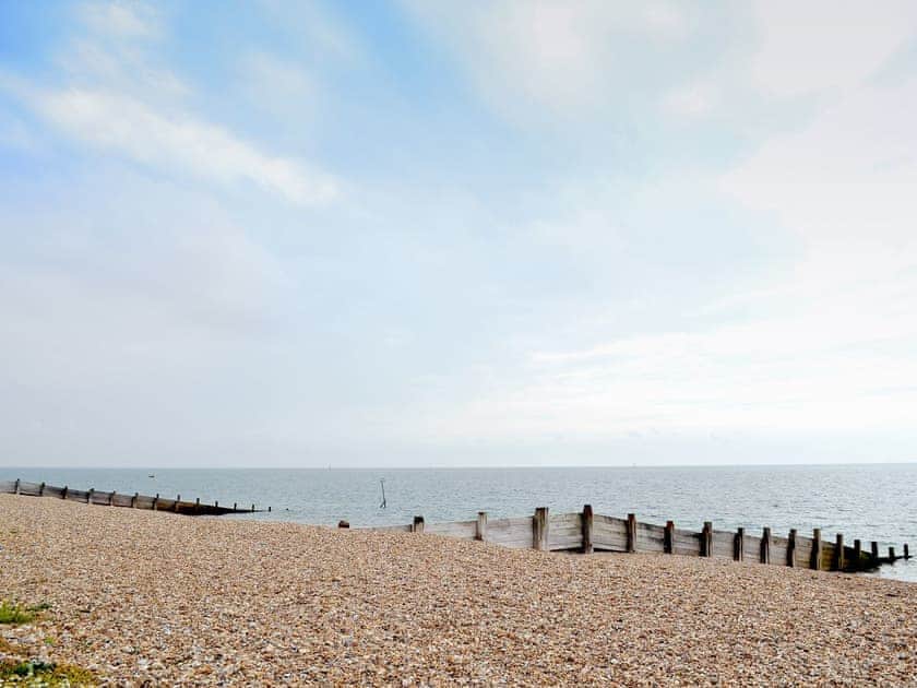 Tranquil beach area | Salty Lodge, Hayling Island