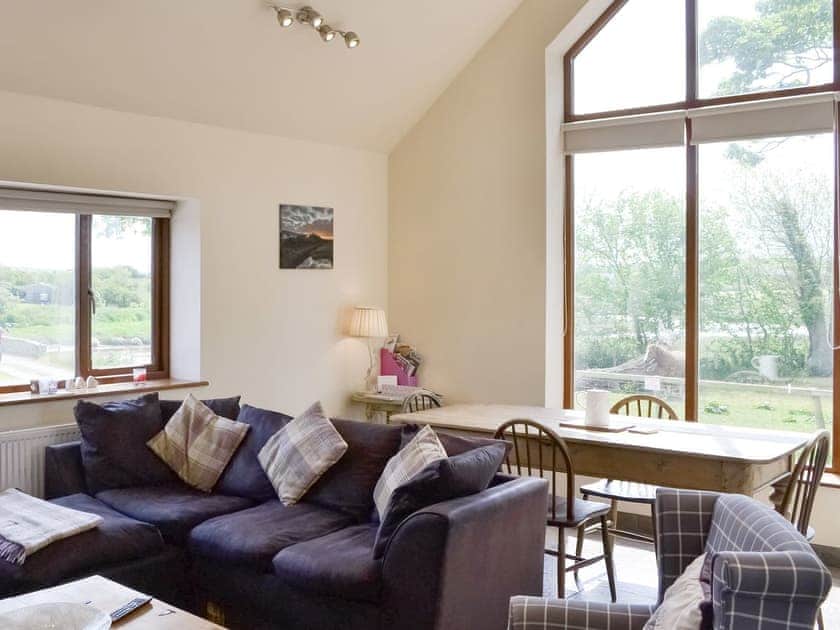 Convenient dining area with rural views | Alarch - Neuadd Wen Cottages, Llanfachraeth, near Holyhead