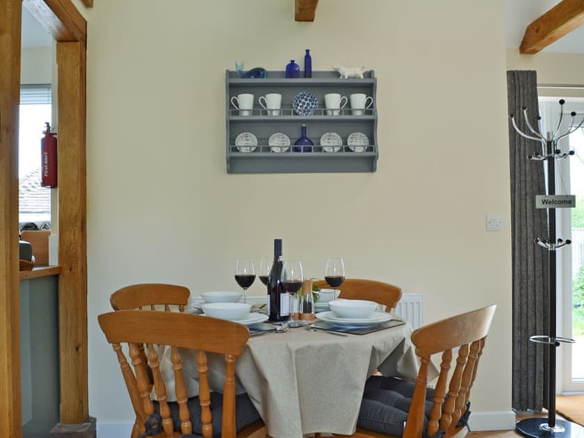 Inviting dining area | Cornbrash Farm Cottage, Earlsdown, near Heathfield