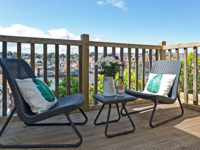 Impressive decking with amzing views | Esk Cottage - Cyana Cottages, Whitby