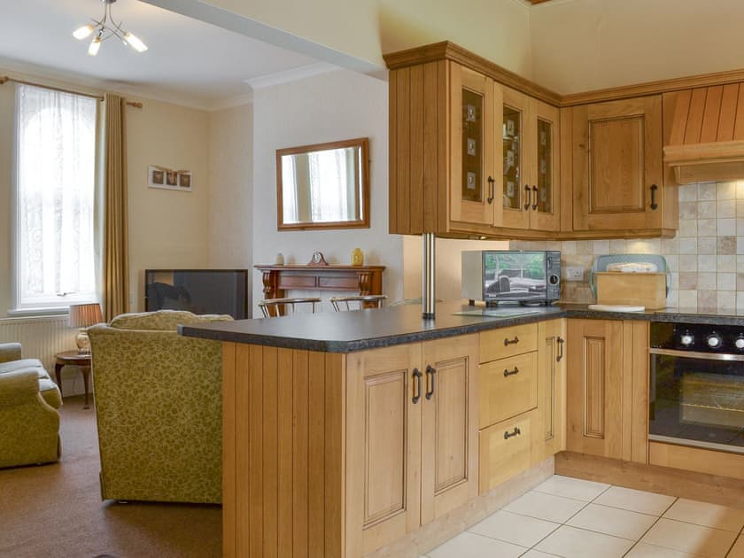 Open-plan living room and kitchen | The Gatehouse - Eldin Hall Cottages, Scarborough