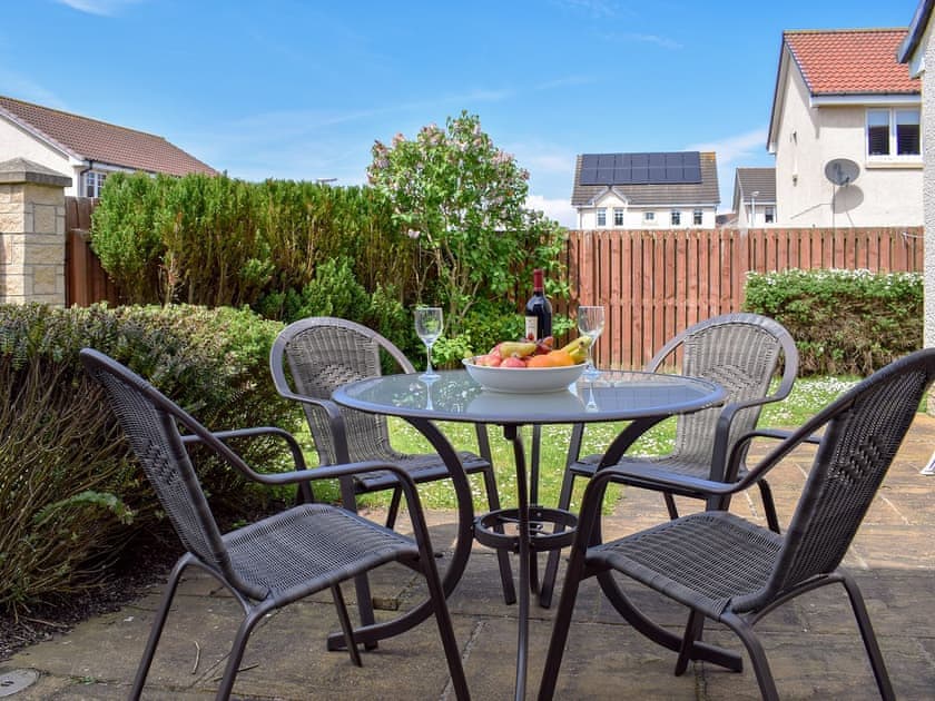 Delightful sitting out area | The Marches, Anstruther