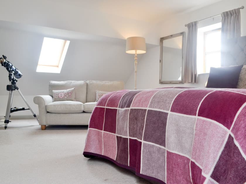 Seating area within master bedroom suite | Green Lane Cottage, Aberhafesp, near Newtown