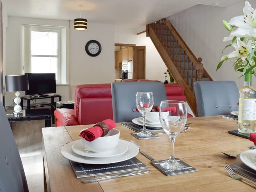 Lovingly furnished living and dining room | Awelfryn, Llandybie, near Llandeilo