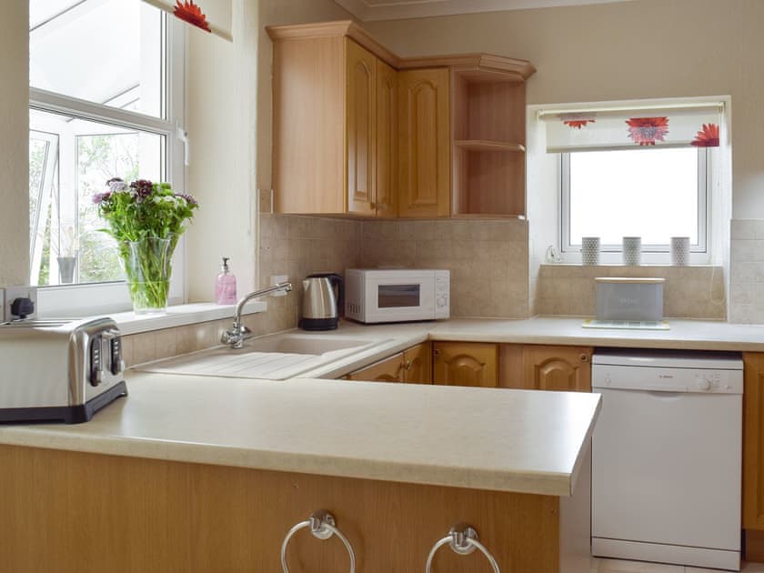 Well-equipped fitted kitchen | Awelfryn, Llandybie, near Llandeilo