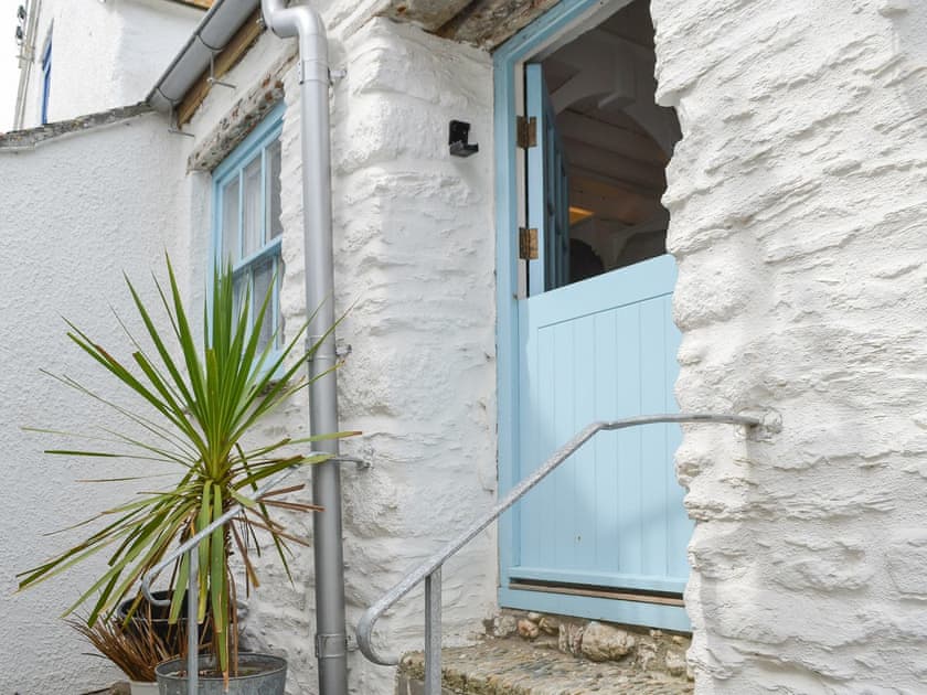 Discrete entrance tucked away in a side street | Beach Corner Cottage, Gorran Haven, near St Austell