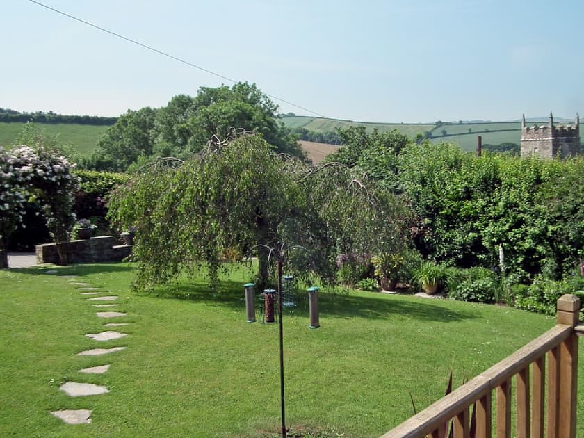 Wonderful views across the beautiful garden | Moonrakers, Ruan Lanihorne, near Truro
