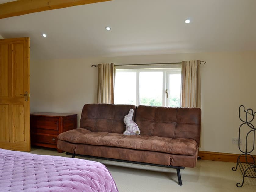 Relax in the comfortable double bedroom | Farm Cottage - Springfield Farm Cottages, Bigrigg, near Egremont