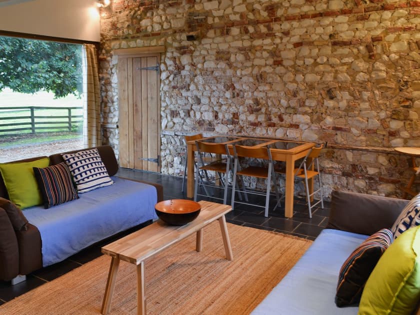 Open plan living/dining room/kitchen | The Granary, Oxborough