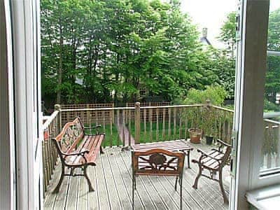 Sitting-out-area | Willow Cottage, Warkworth