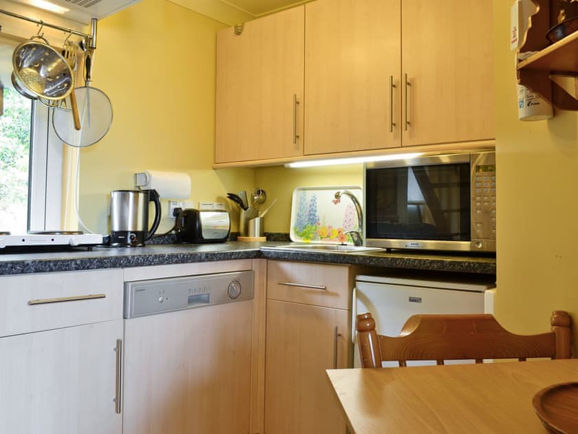 Open plan living/dining room/kitchen | Waterside Lodge, Port Appin