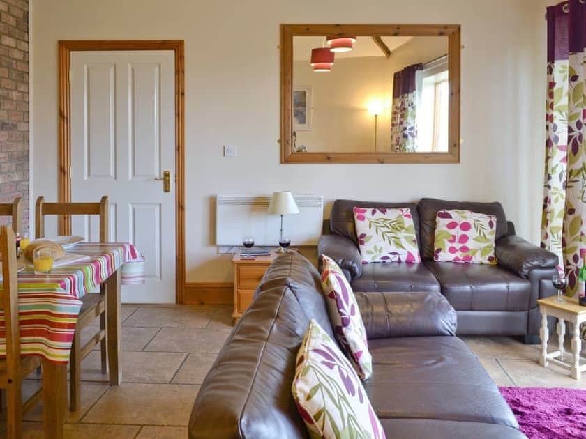 Light and airy open-plan living room, dining room and kitchen | Hampshire Cottage - Filey Holiday Cottages, Filey