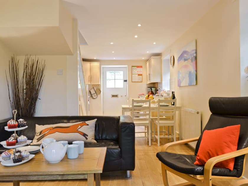 Open plan living/dining room/kitchen | River Cottage, Enochdhu