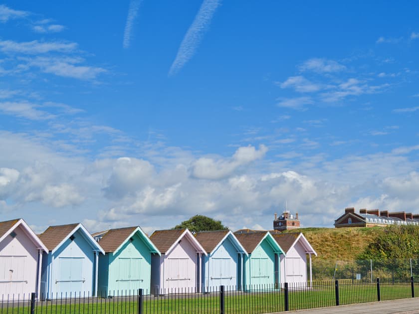 Southsea beach huts | Hampshire, England