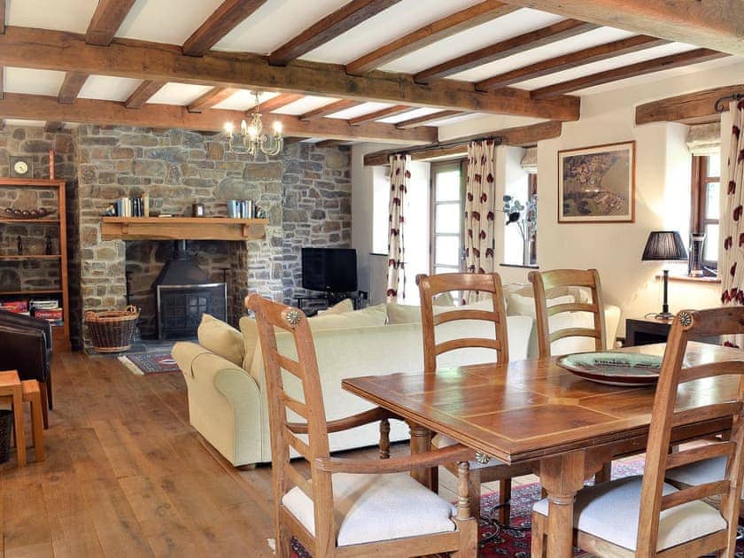 Living room/dining room | Deepwell Barn, Bideford