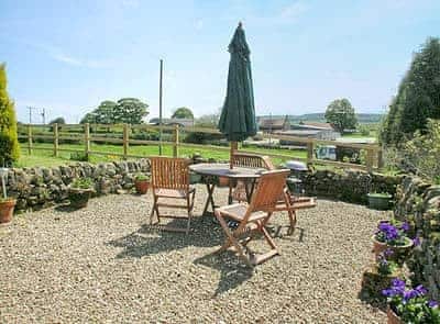 Sitting-out-area | The Cottage, Harwood Dale, Scarborough