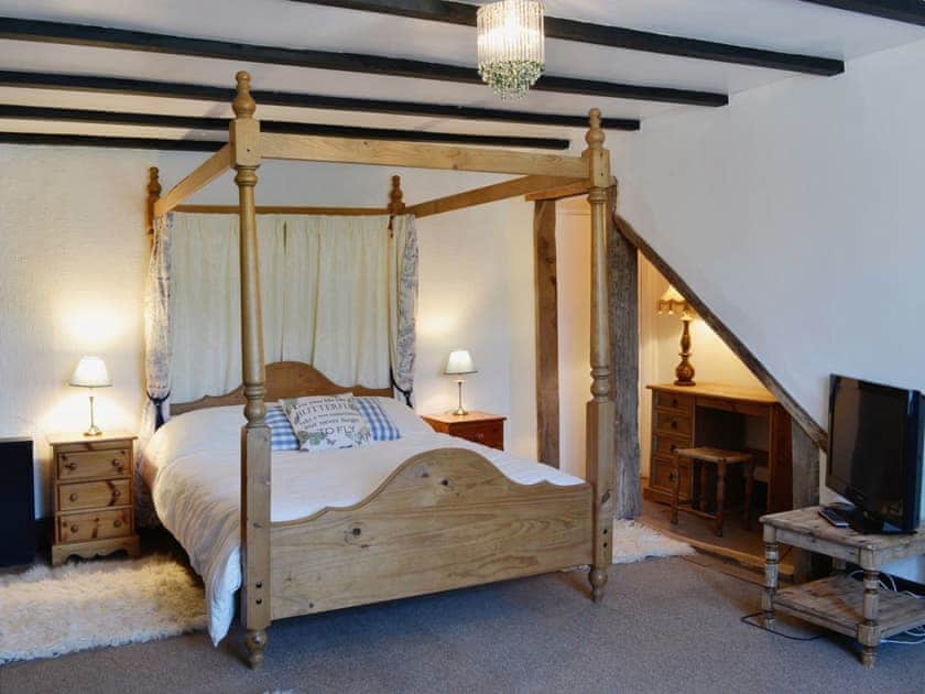 Four Poster bedroom | Conifers, Bish Mill, nr. South Molton