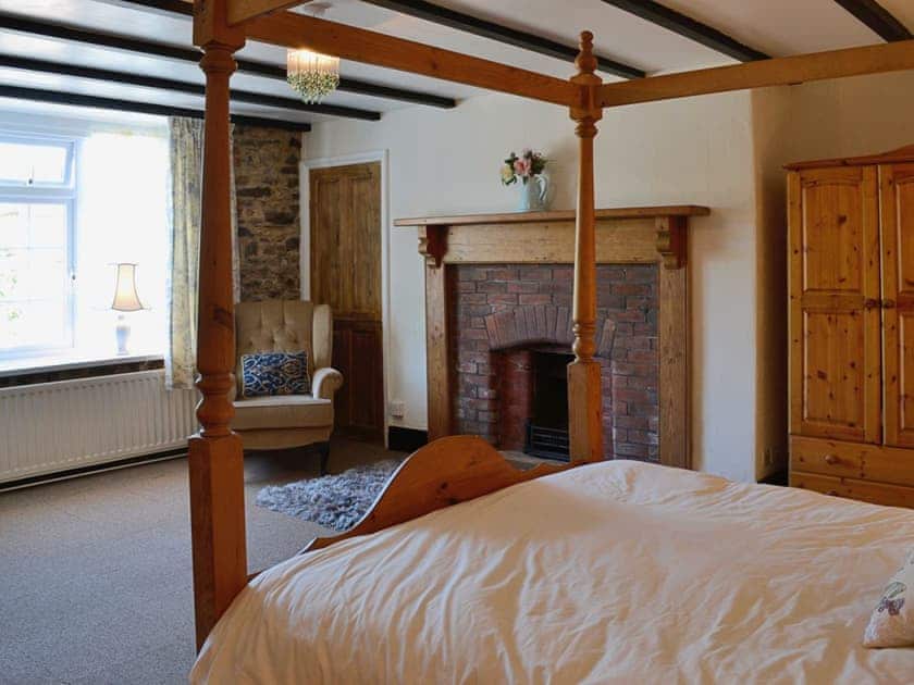 Four Poster bedroom | Conifers, Bish Mill, nr. South Molton