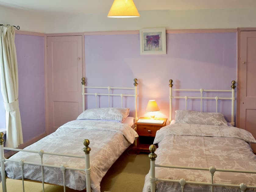 Twin bedroom with additional single bed | The Officers House, Bacton-on-Sea, Norwich