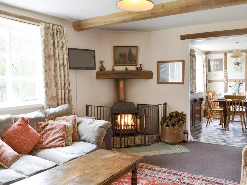 Warm and welcoming living room | The Old Granary, Newent, Forest of Dean