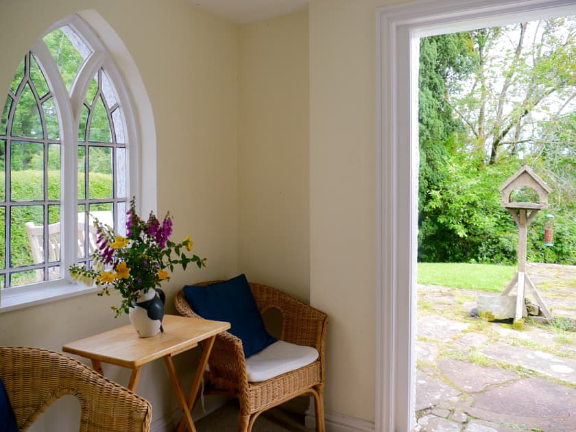 Gothic style sun room and porch | Little Boreland, Gatehouse of Fleet