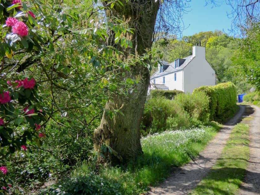 Approach way to the property | Little Boreland, Gatehouse of Fleet