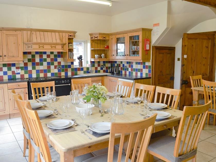 Ample space in the dining room/ kitchen | Somersal Farmhouse, Somersal Herbert, Ashbourne