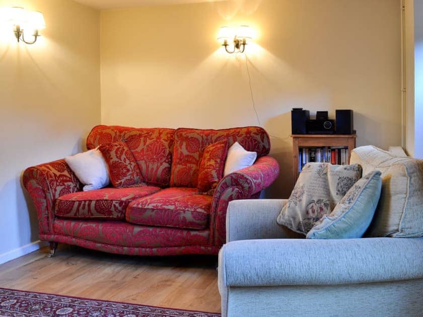 Comfortable furnishings in the living room | The Cot, Bussage, near Cirencester