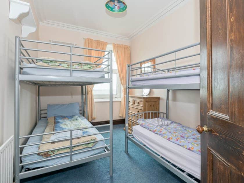 Convenient bedroom with 2 sets of bunk beds | Hartrees House, Silecroft