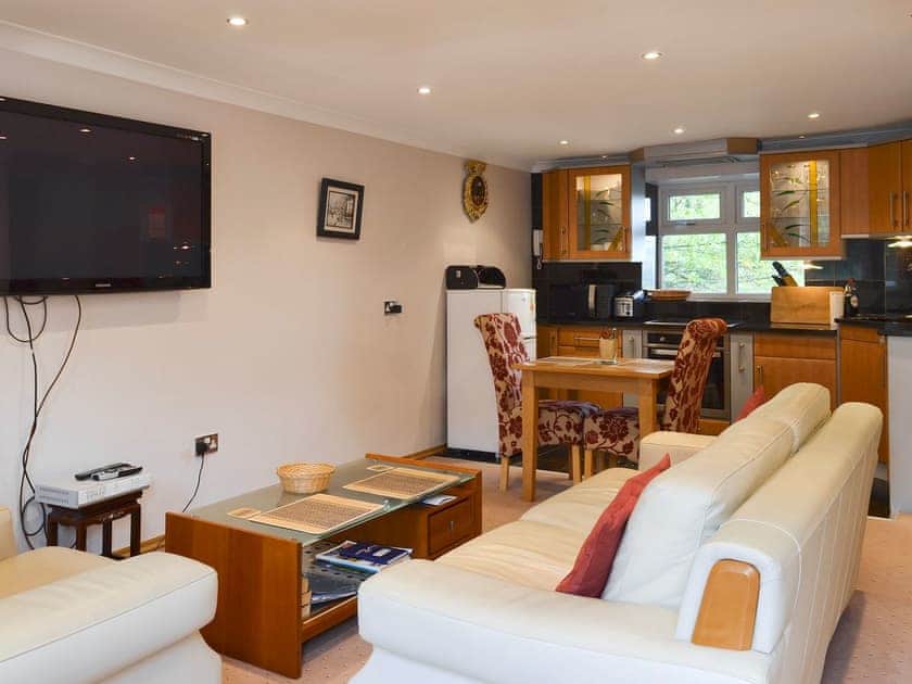 Open plan living/dining room/kitchen | Bronte Cottage, Oakworth near Haworth