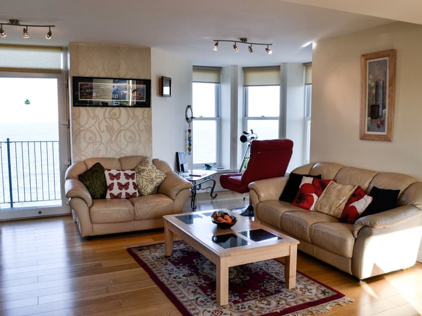 Open plan living space | Apartment 6, Ilfracombe