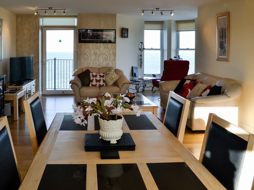 Open plan living space | Apartment 6, Ilfracombe