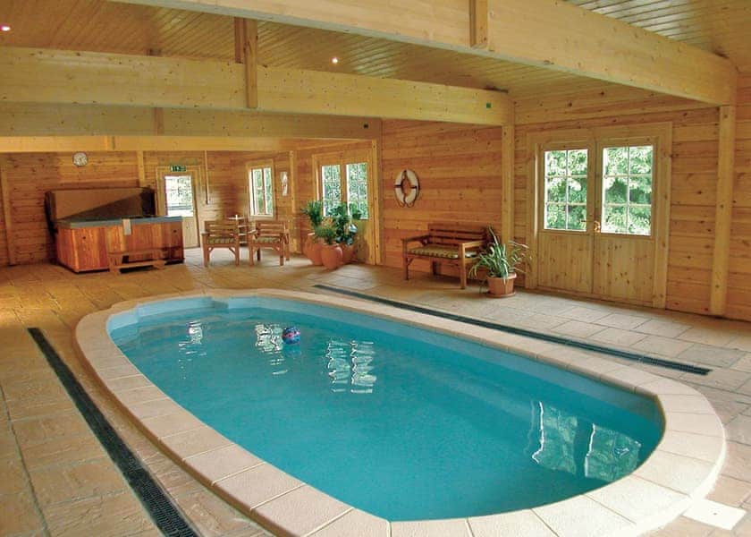 Indoor heated swimming pool  | Caves Farm Barns, Near Ely