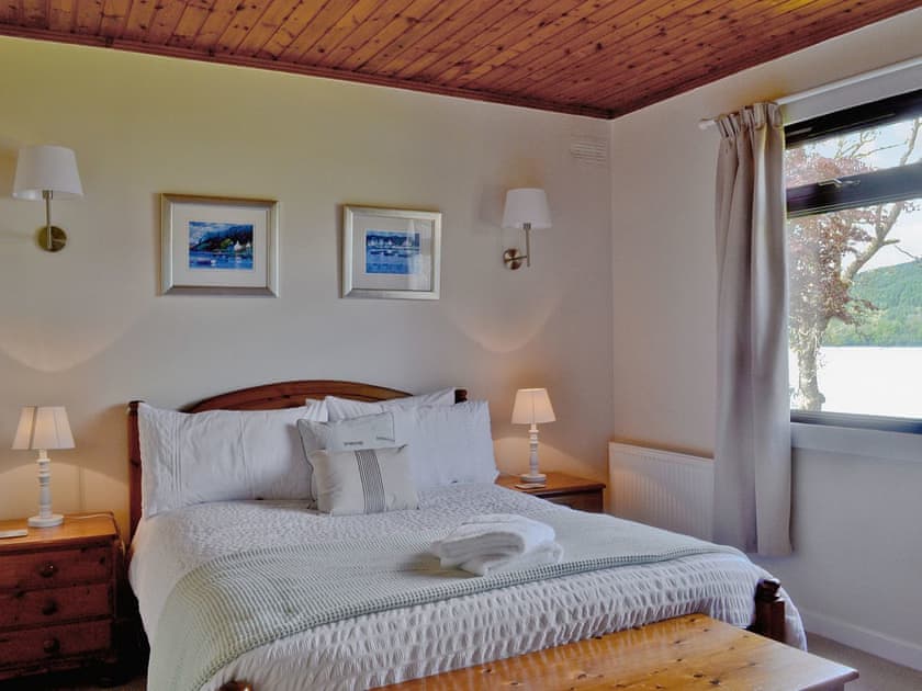Double bedroom | Beech Cottage , St Catherines, nr. Cairndow