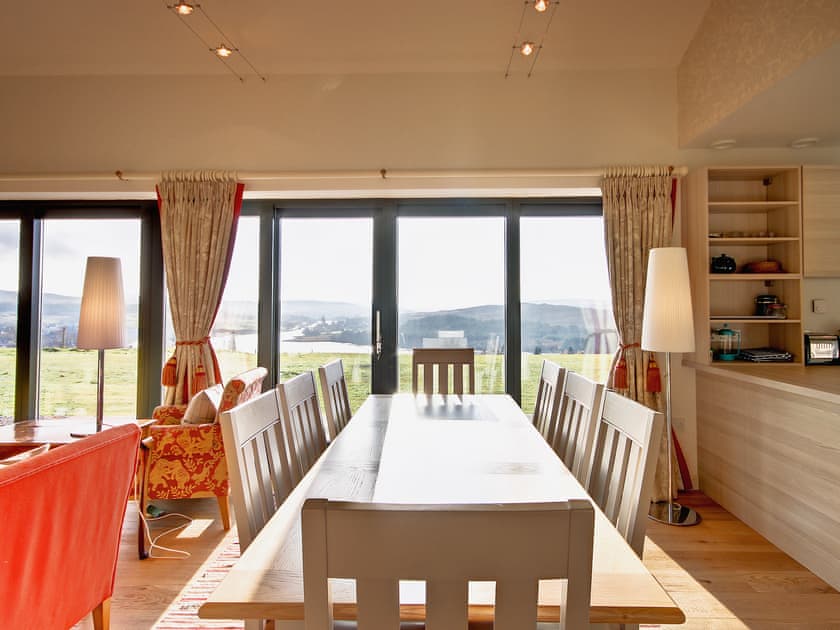 Enjoy dining in, looking over the Loch | Lairg Estate - Phil’s House - Lairg Estate , Lairg