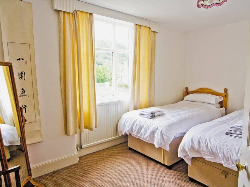 Twin bedroom | Station House, Glyndyfrdwy, nr. Llangollen