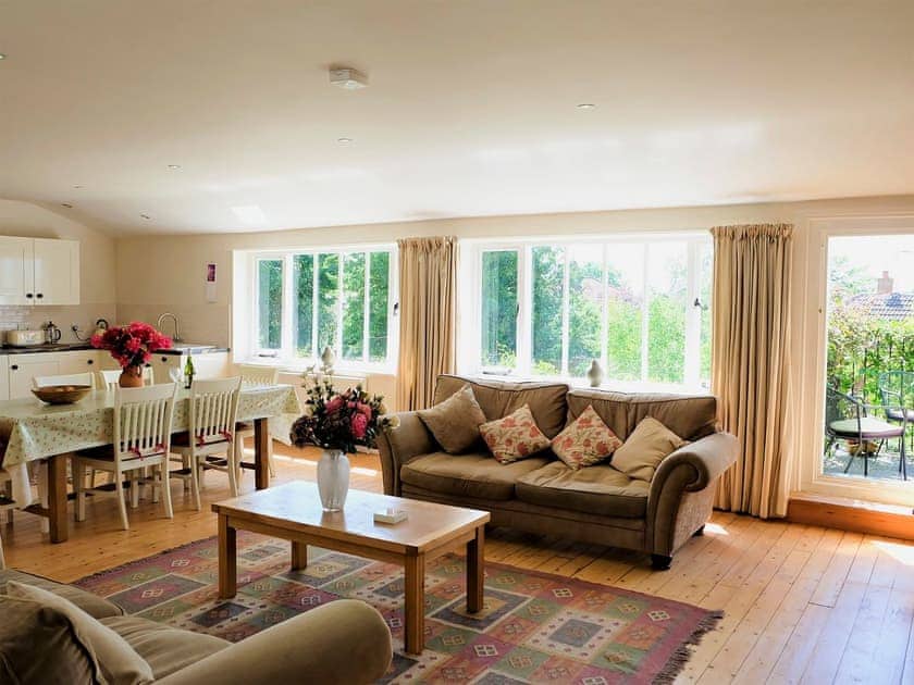 Open plan living/dining room/kitchen | Wissett Place Cottages - Dove Cottage, Halesworth