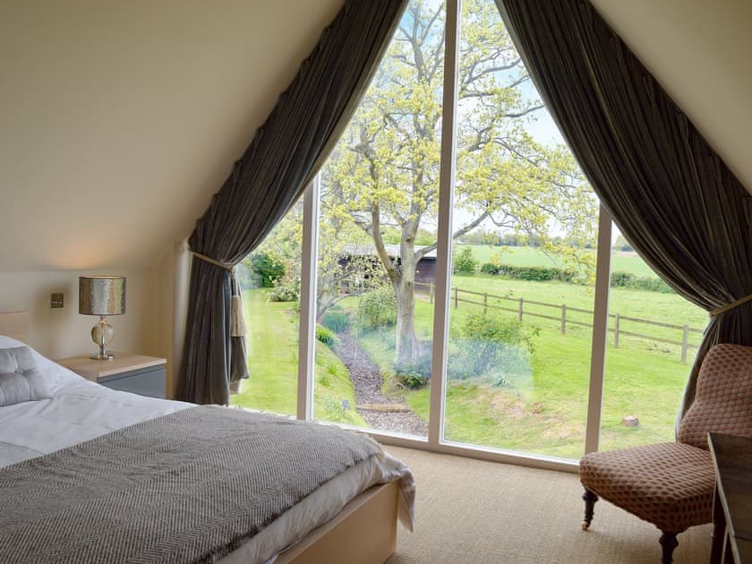 Romantic double bedroom | The Glass Room, Ardleigh Heath, near Colchester